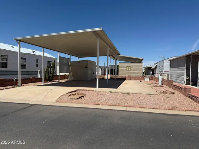 a view of a house with a outdoor space