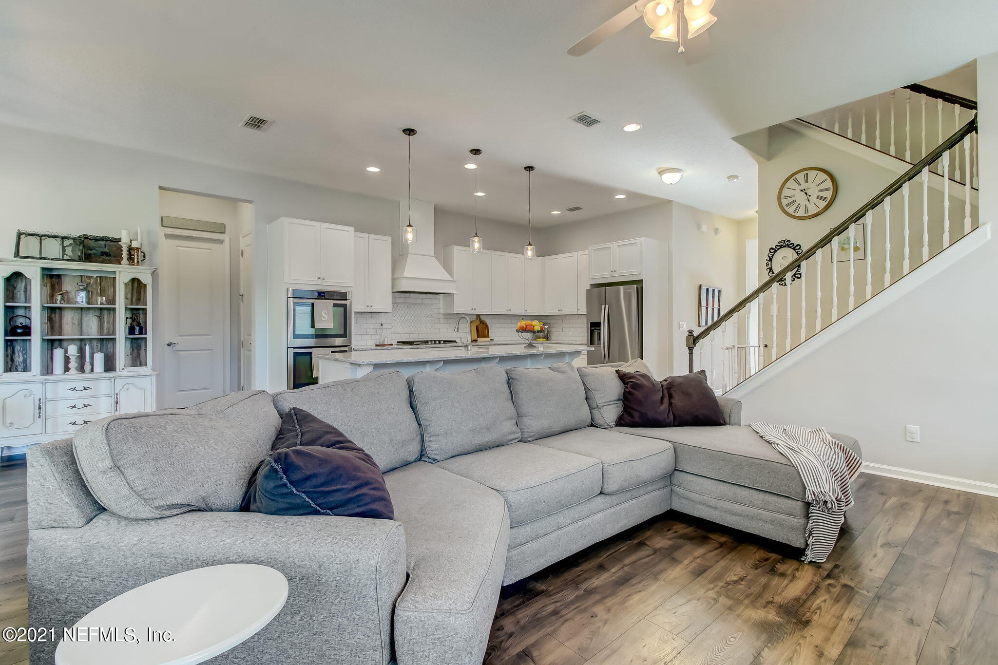 33 Adler Place St. Johns, FL 32259 - Photo 17 of 82 a living room with furniture and a view of kitchen
