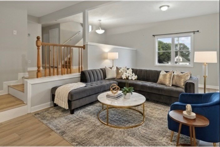 442 Lake Avenue Worcester, MA 01604 - Photo 6 of 14 a living room with furniture and a wooden floor