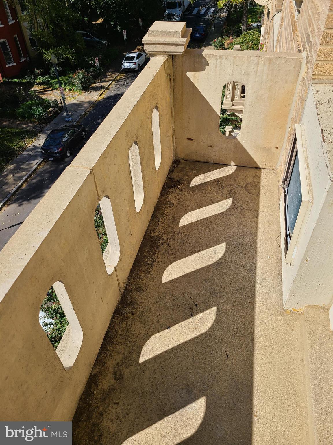 3420 16th Street Northwest, Unit 404 Washington, DC 20010 - Photo 3 of 11 Sunny balcony facing south