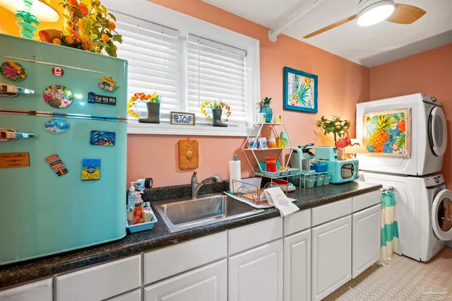 a room with storage and utility