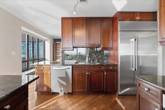a view of livingroom with furniture and wooden floor