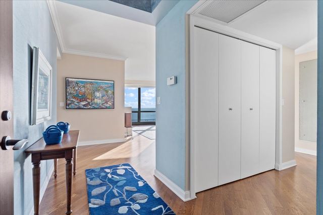 a area with furniture and a window