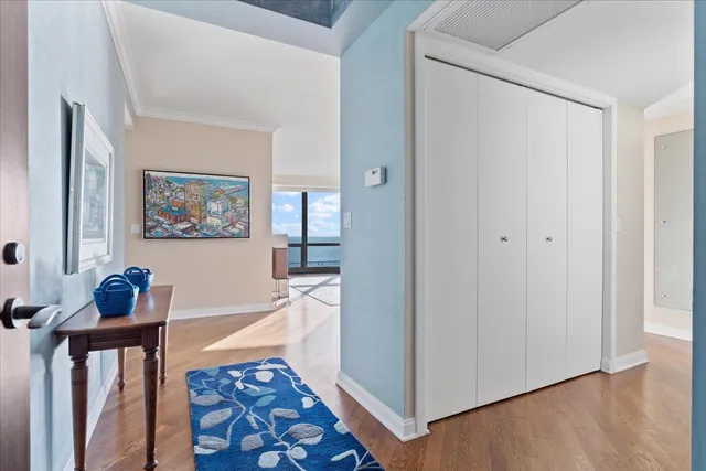 a area with furniture and a window