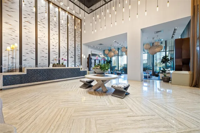 a outdoor space with furniture