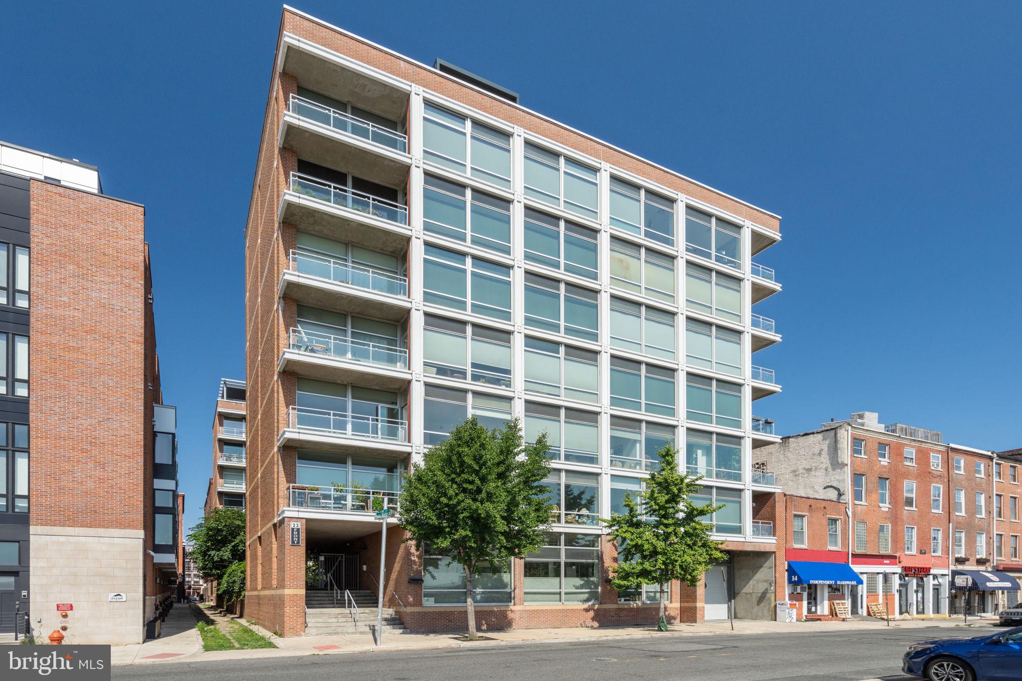 22 South Front Street, Unit 304 Philadelphia, PA 19106 - Photo 13 of 20 a front view of a building