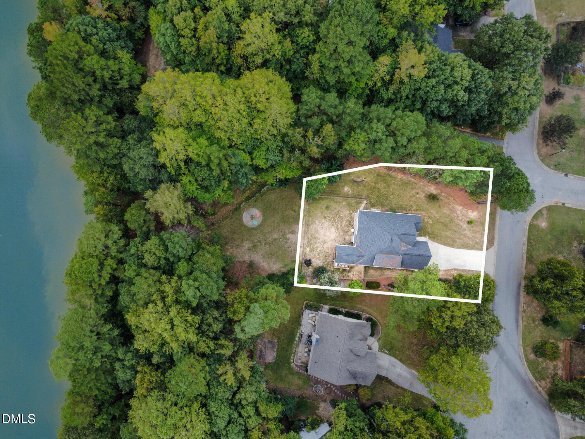 128 Waterleaf Place Clayton, NC 27527 - Photo 8 of 57 an aerial view of a house with a yard basket ball court and outdoor seating