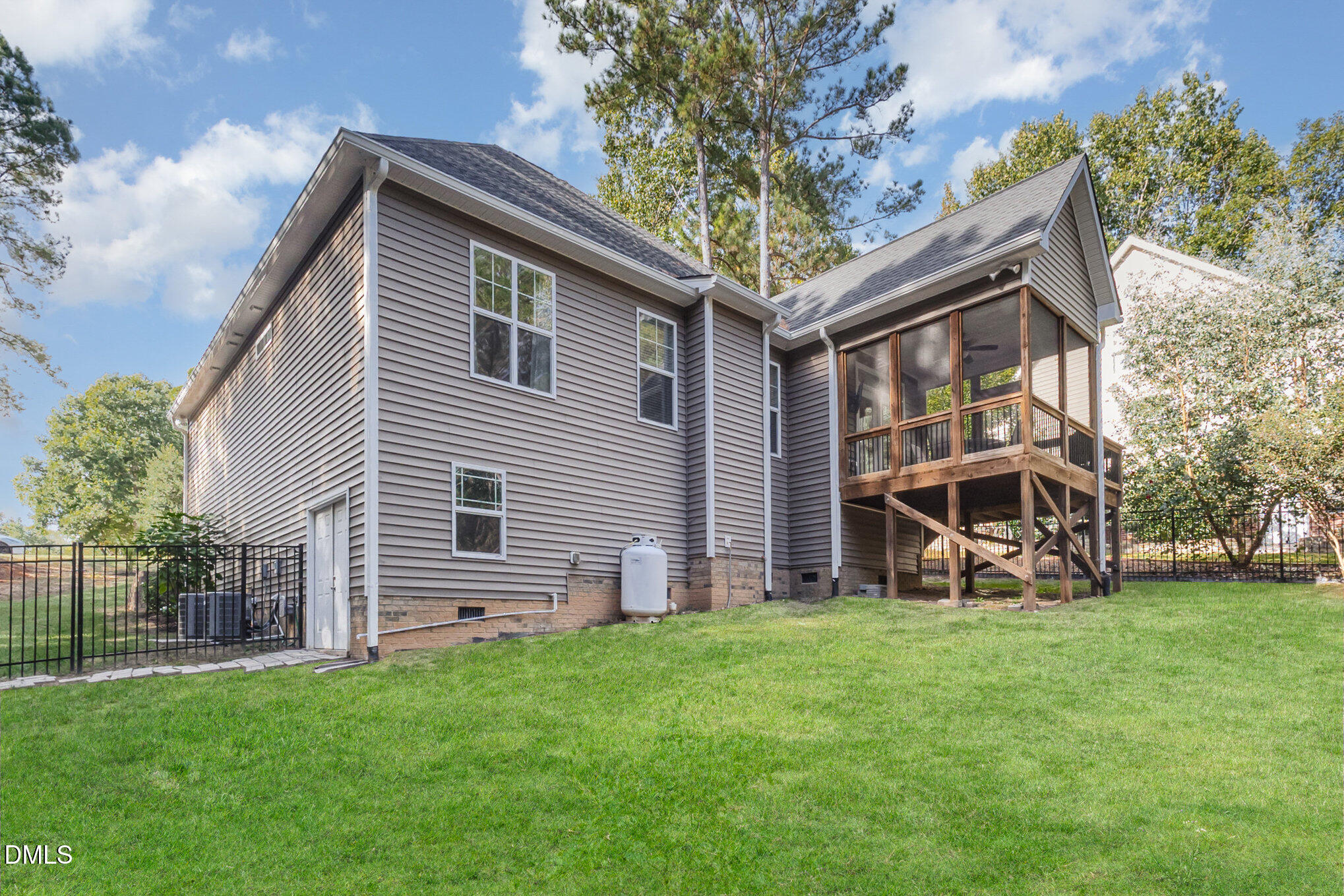 128 Waterleaf Place Clayton, NC 27527 - Photo 40 of 57 a view of a house with a yard