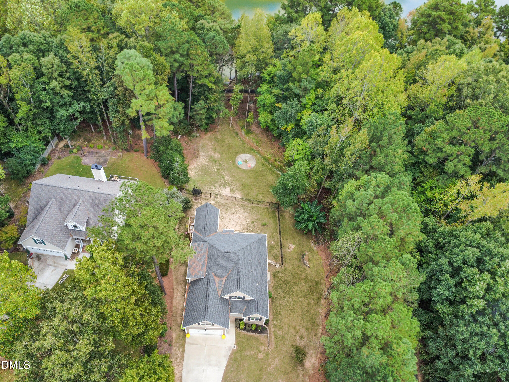 128 Waterleaf Place Clayton, NC 27527 - Photo 48 of 57 an aerial view of a house with a yard