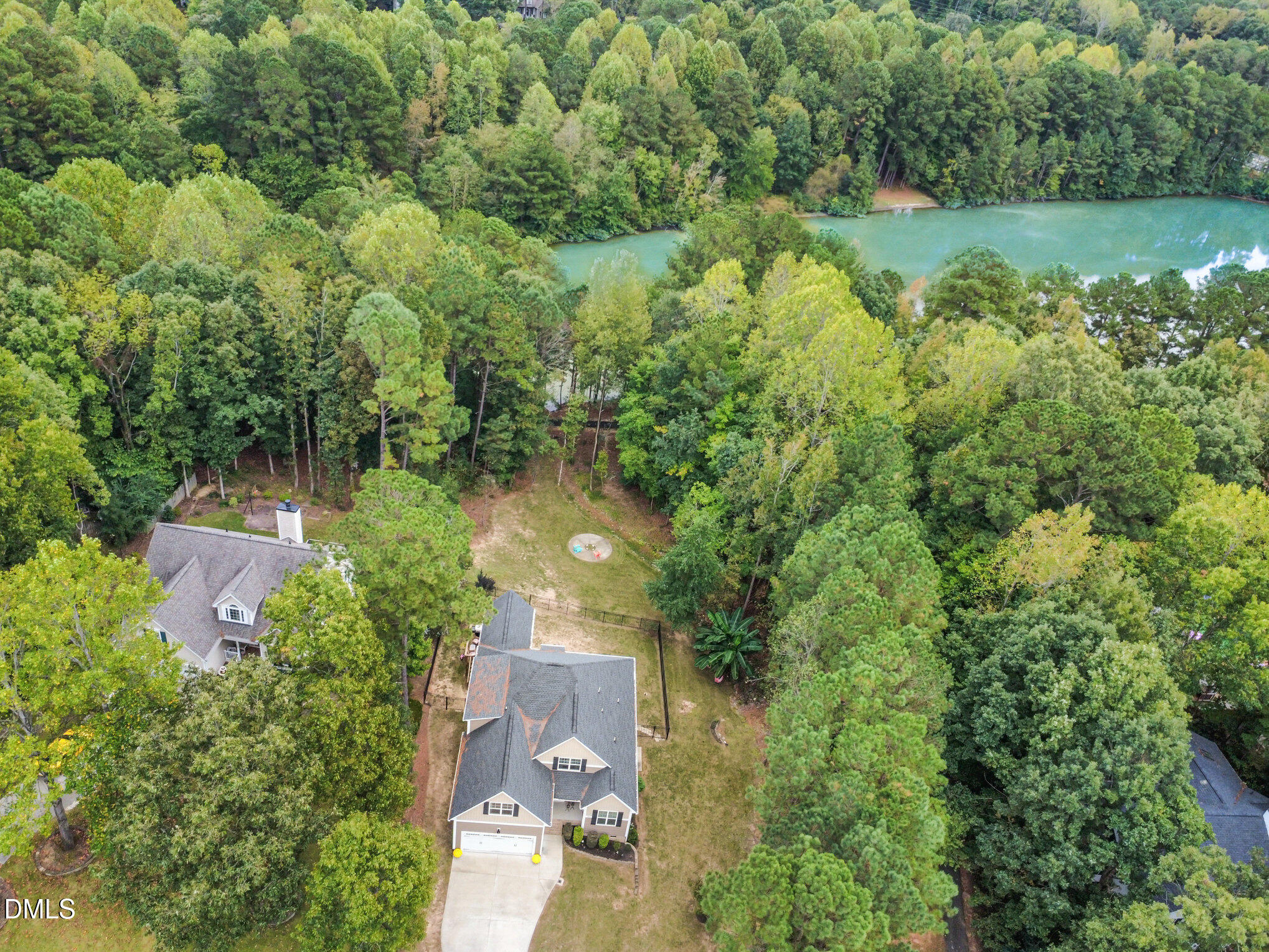 128 Waterleaf Place Clayton, NC 27527 - Photo 5 of 57 an aerial view of a house with yard