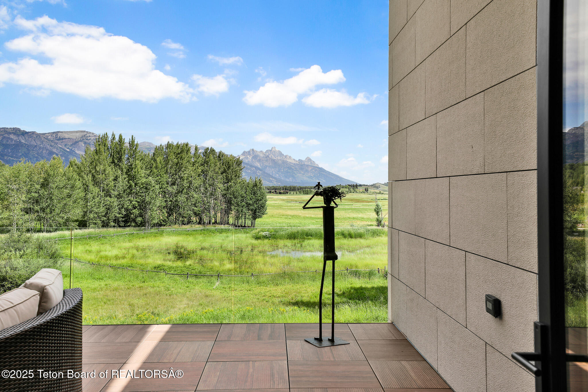 200 North W Ridge Road Jackson, WY 83001 - Photo 3 of 61 Grand Teton and wetlands view