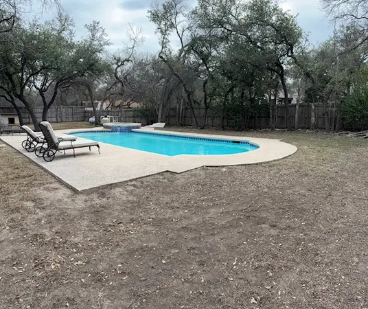 a view of outdoor space with trees