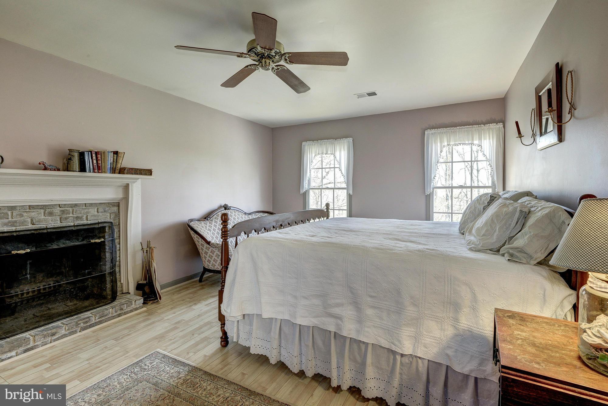 35084 Sunny Ridge Road Round Hill, VA 20141 - Photo 21 of 30 Master bedroom with fireplace