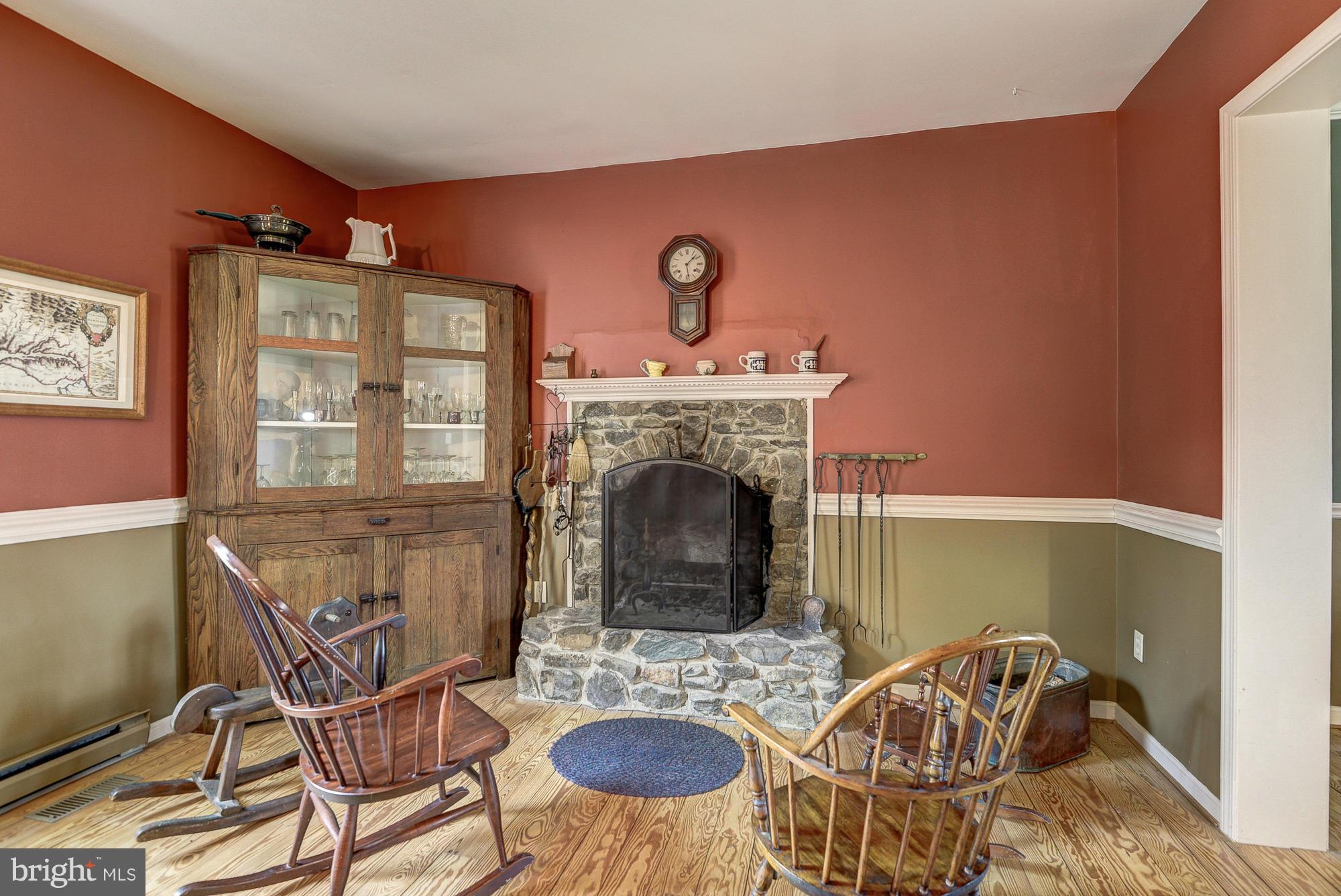 35084 Sunny Ridge Road Round Hill, VA 20141 - Photo 9 of 30 Stone fireplace in kitchen