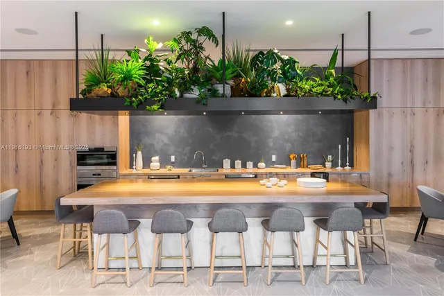 a view of swimming pool with outdoor seating