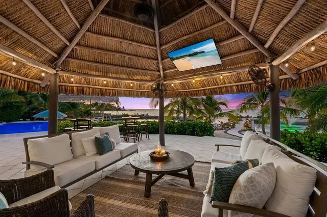 a view of balcony and deck