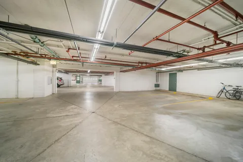 a view of parking garage