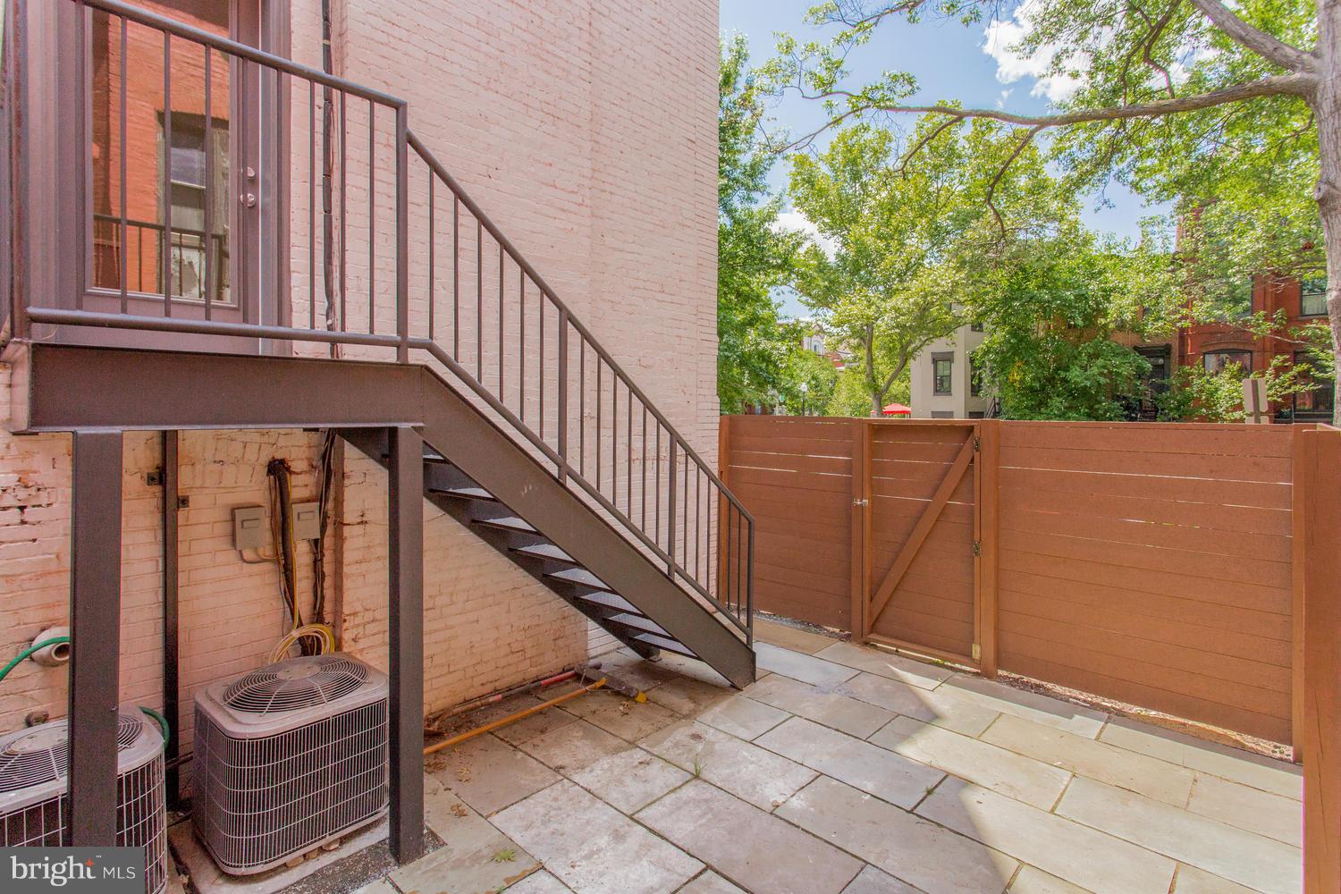 1601 15th Street Northwest Washington, DC 20009 - Photo 4 of 24 Private Patio