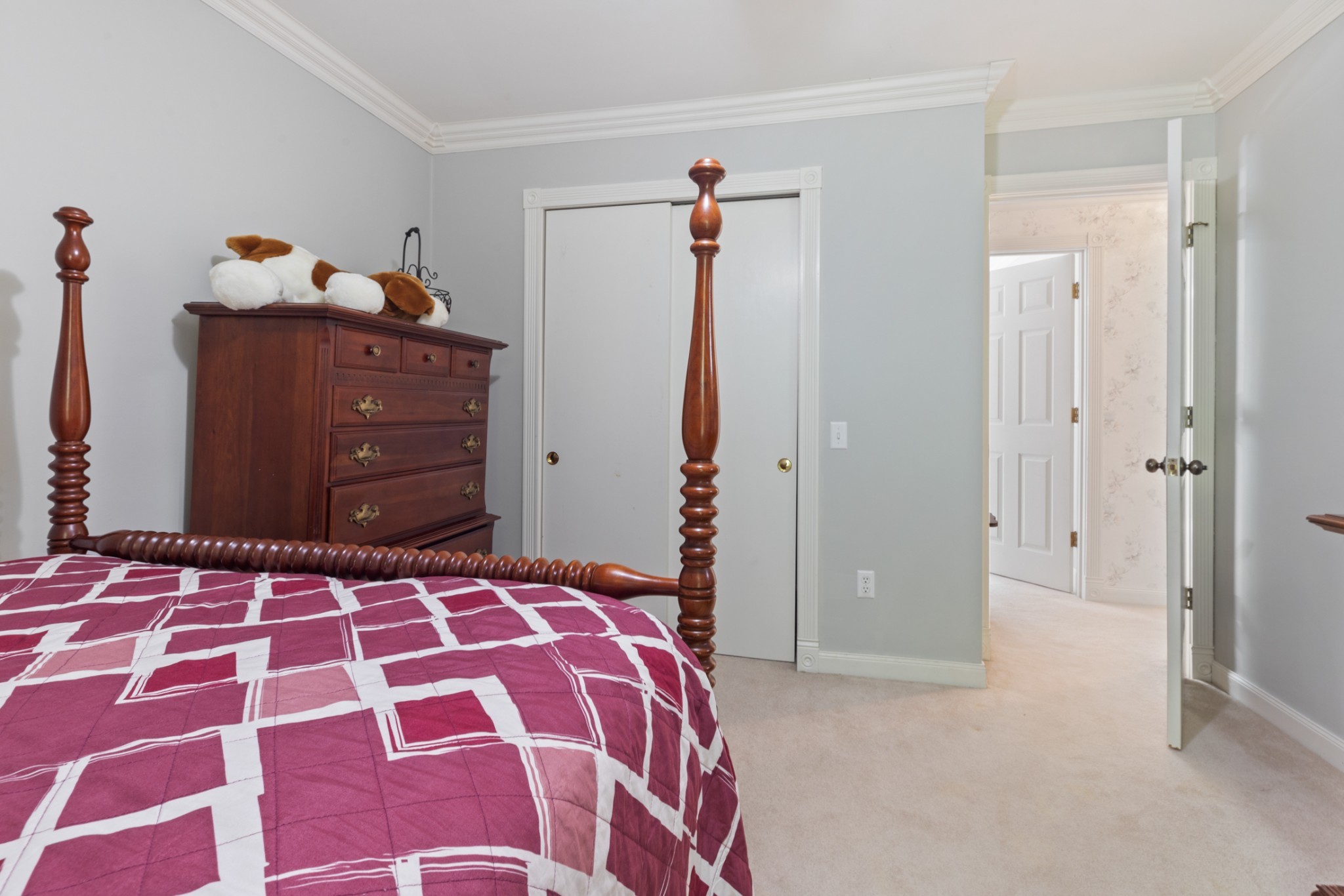 7422 Indian Creek Road McEwen, TN 37101 - Photo 37 of 86 a bedroom with a bed and a cabinets