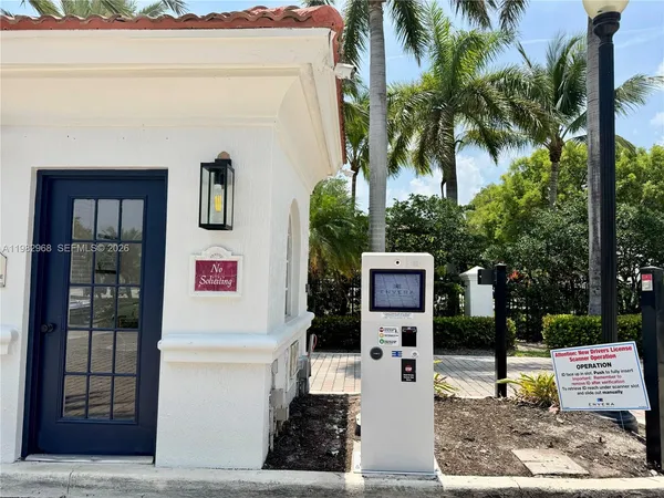 front view of a house with a patio