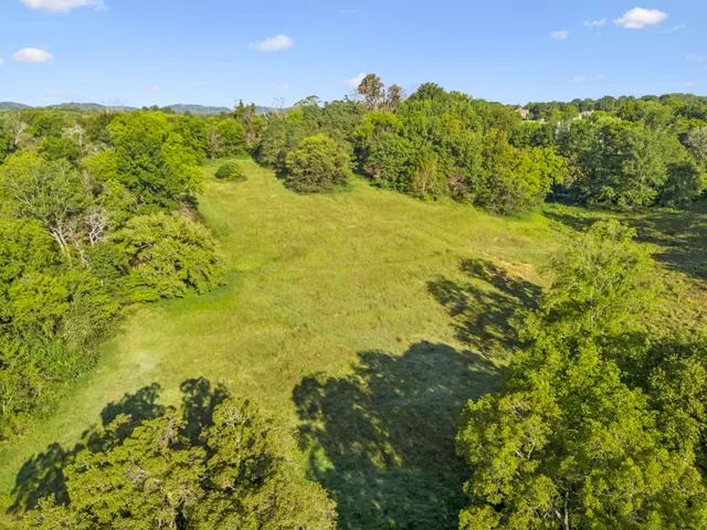 a view of a yard with a house