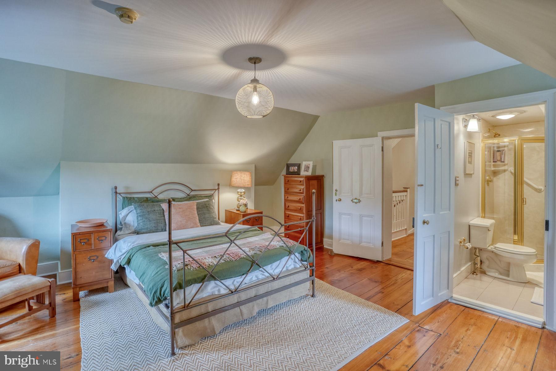 2 The Strand New Castle, DE 19720 - Photo 61 of 80 a bedroom with a large bed a chandelier and closet
