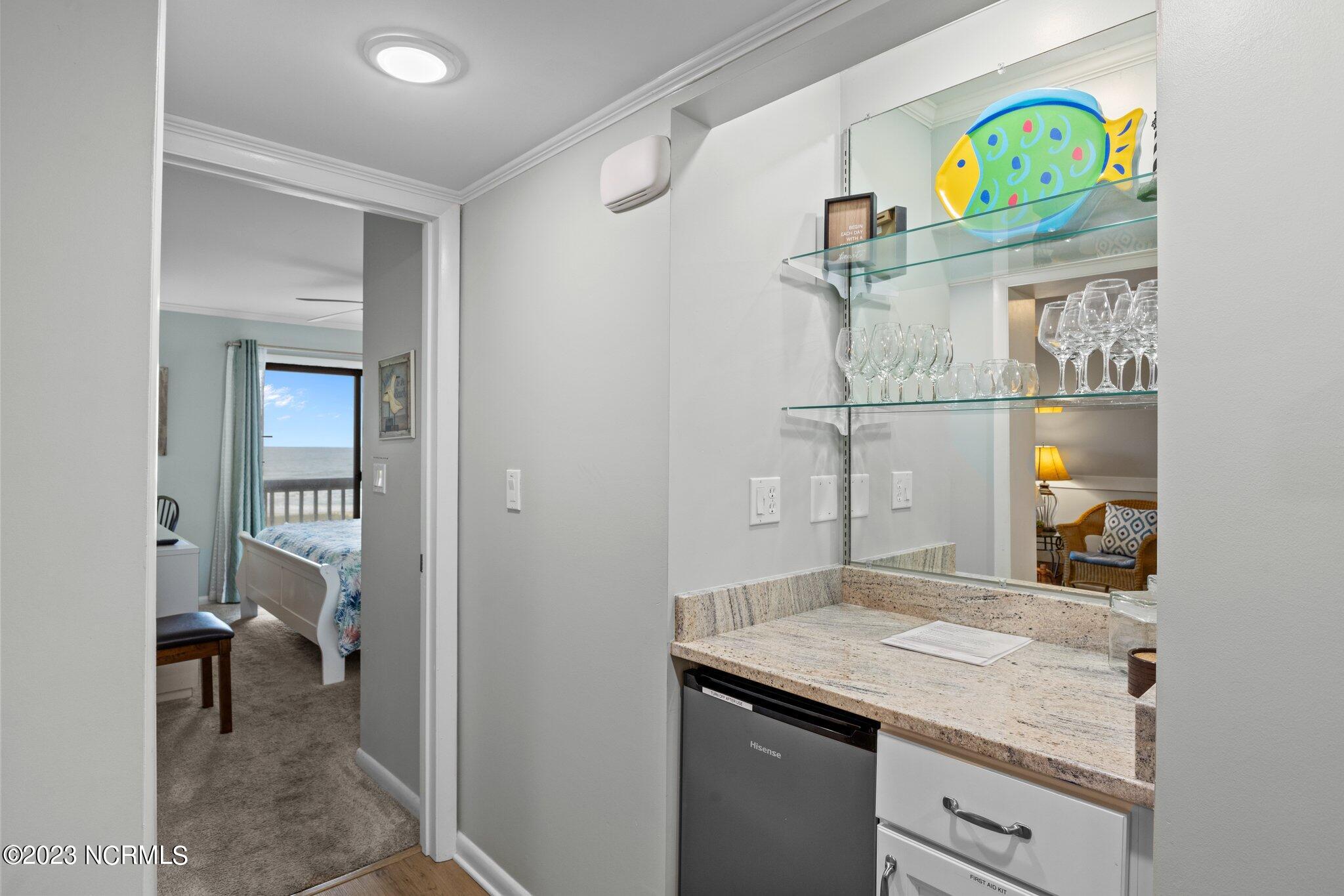 2111 West Fort Macon Road, Unit 215 Atlantic Beach, NC 28512 - Photo 8 of 34 Wet Bar