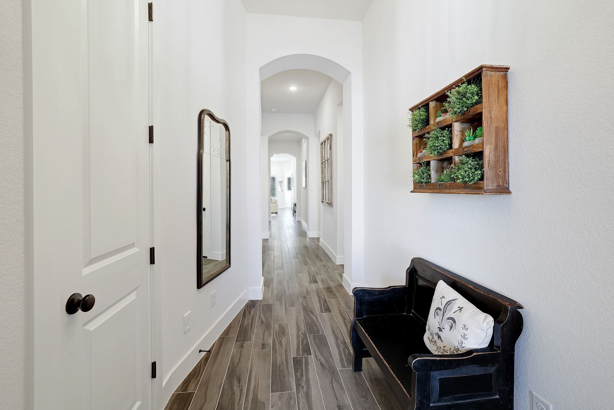 1304 Highcrest Georgetown, TX 78628 - Photo 19 of 32 a view of a hallway with wooden floor and a hallway