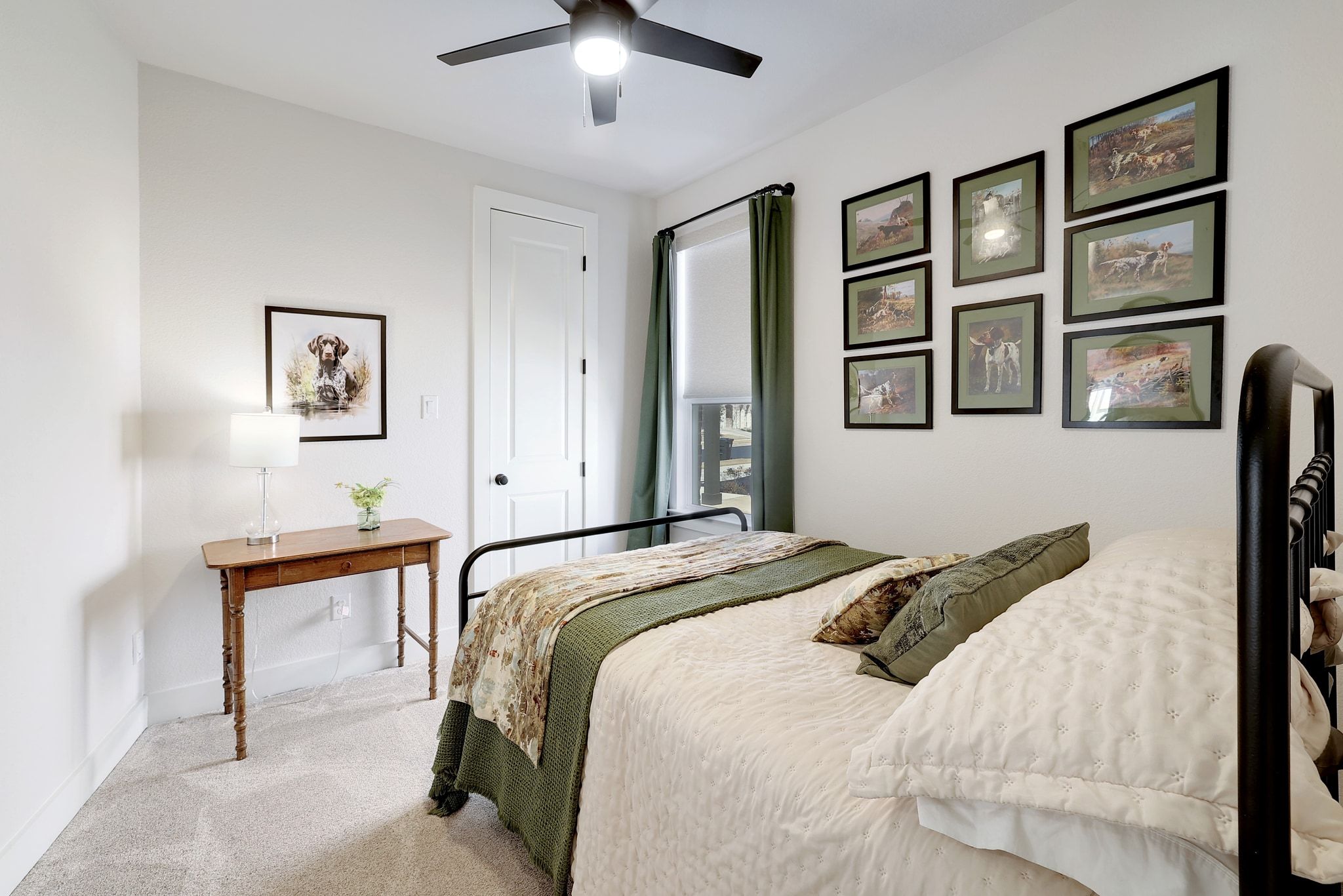 1304 Highcrest Georgetown, TX 78628 - Photo 22 of 32 a bedroom with a bed and painting on the wall