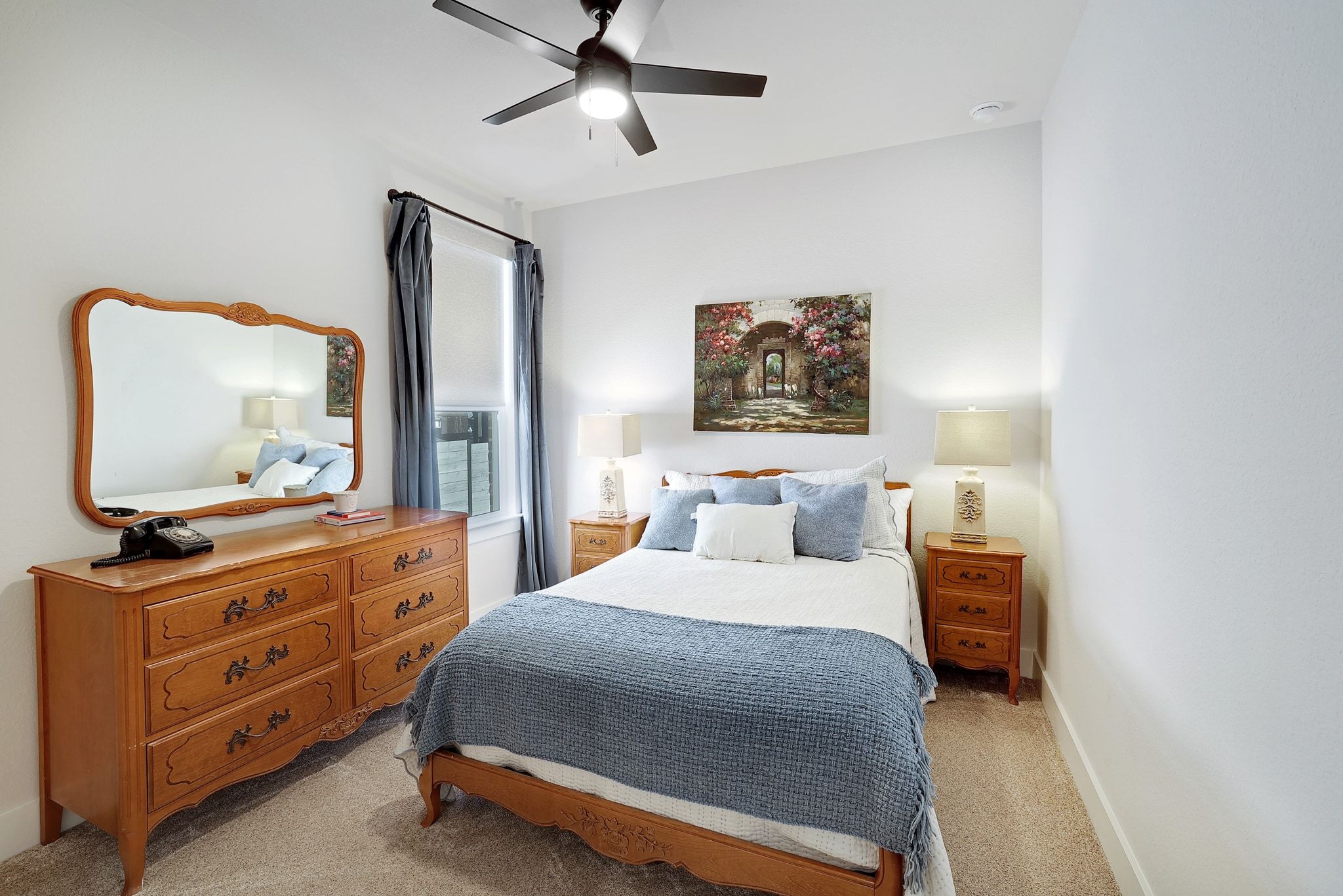 1304 Highcrest Georgetown, TX 78628 - Photo 23 of 32 a bedroom with a bed and a flat screen tv