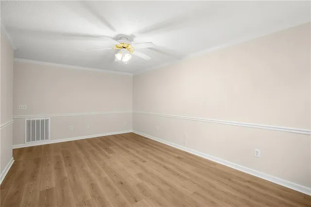 wooden floor in a empty room