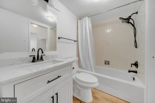 a bathroom with a sink a toilet and a bathtub