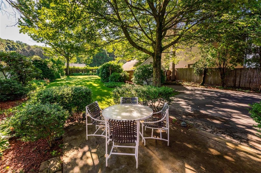 707 South 6th Street Indiana, PA 15701 - Photo 14 of 16 a backyard of a house with table and chairs