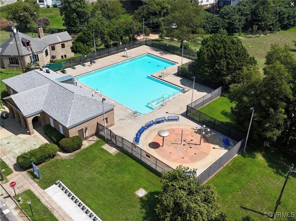 811 Overbrook Road Richmond, VA 23222 - Photo 48 of 50 View of pool with a lawn and a patio area