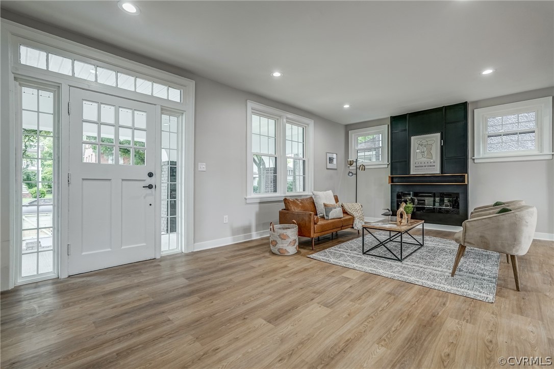 811 Overbrook Road Richmond, VA 23222 - Photo 10 of 50 Foyer featuring light hardwood / wood-style floors
