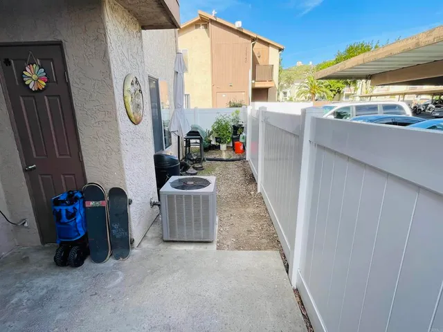 a room with storage and utility