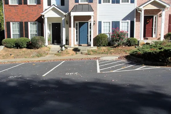 a front view of a house with yard