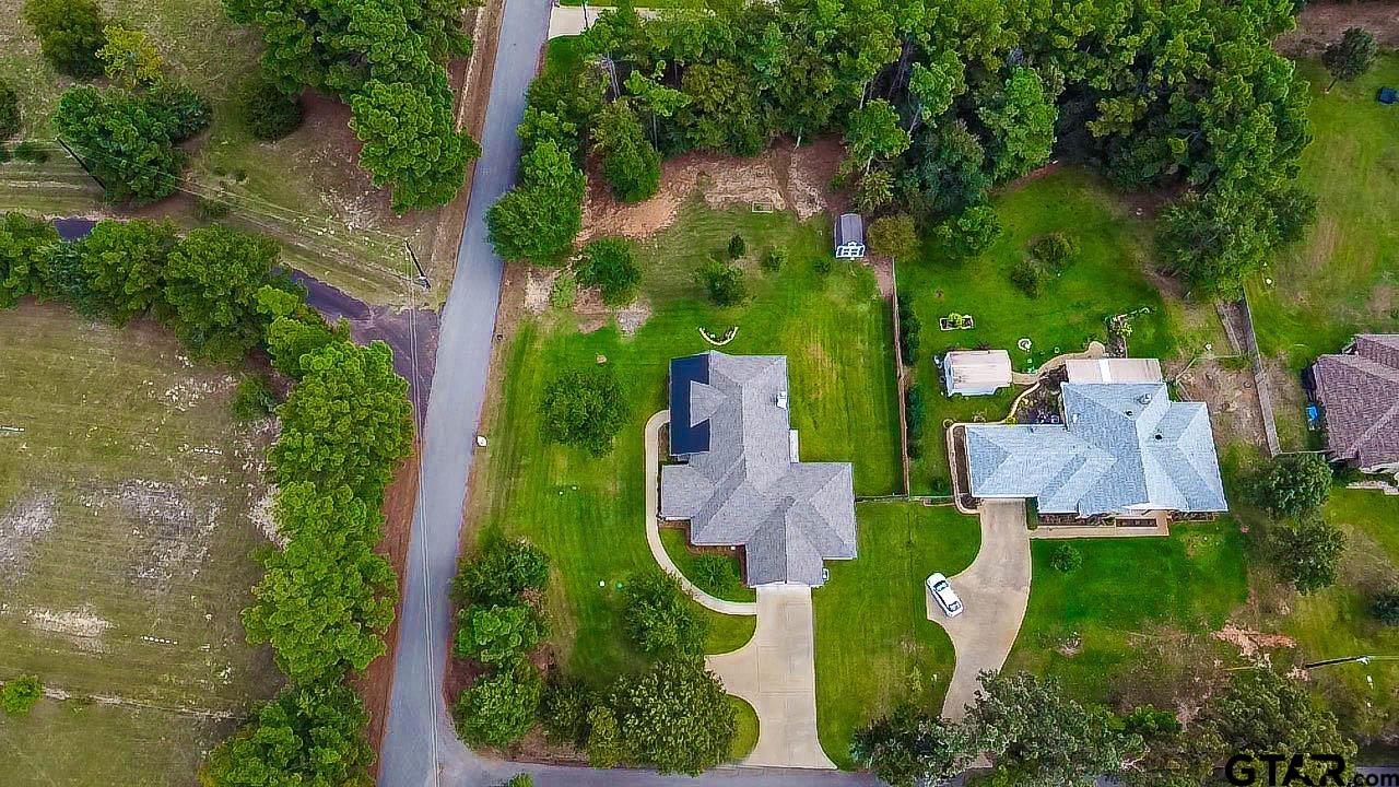 15733 County Road 1104 Flint, TX 75762 - Photo 32 of 32 an aerial view of a house with outdoor space and trees all around