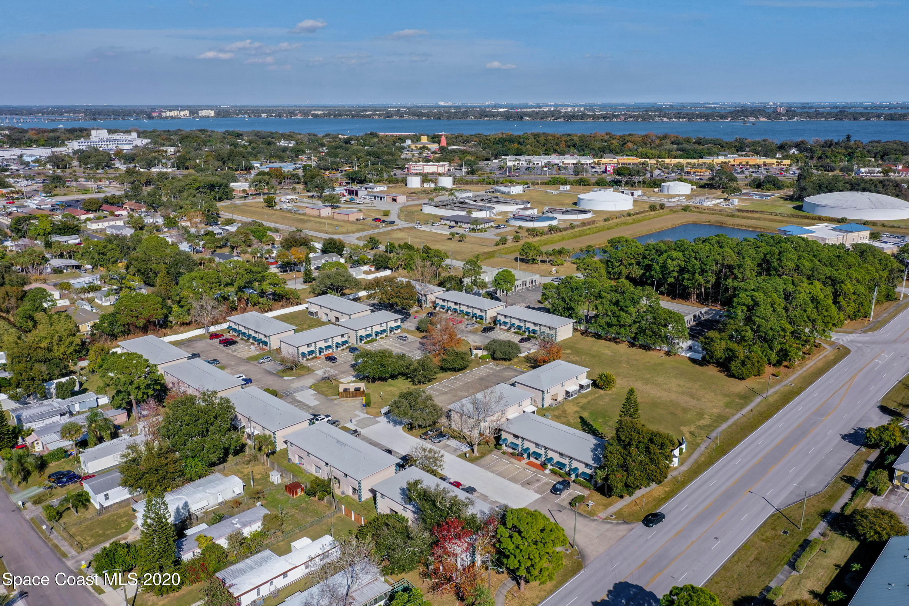1882 Murrell Road, Unit 44 Rockledge, FL 32955 - Photo 23 of 27 an aerial view of residential building with outdoor space