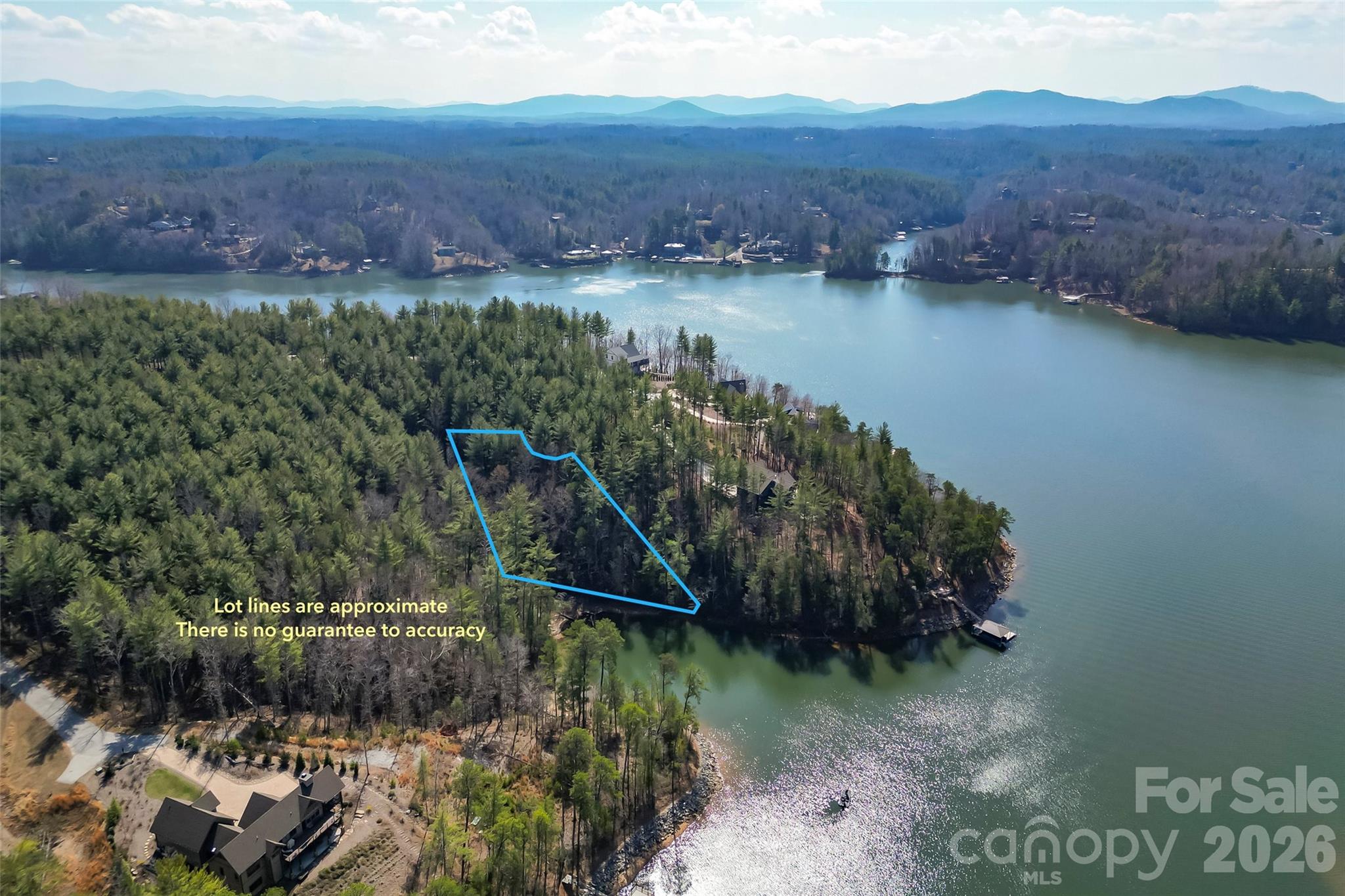 154 West Point Drive Nebo, NC 28761 - Photo 5 of 21 a view of a lake in middle of the town