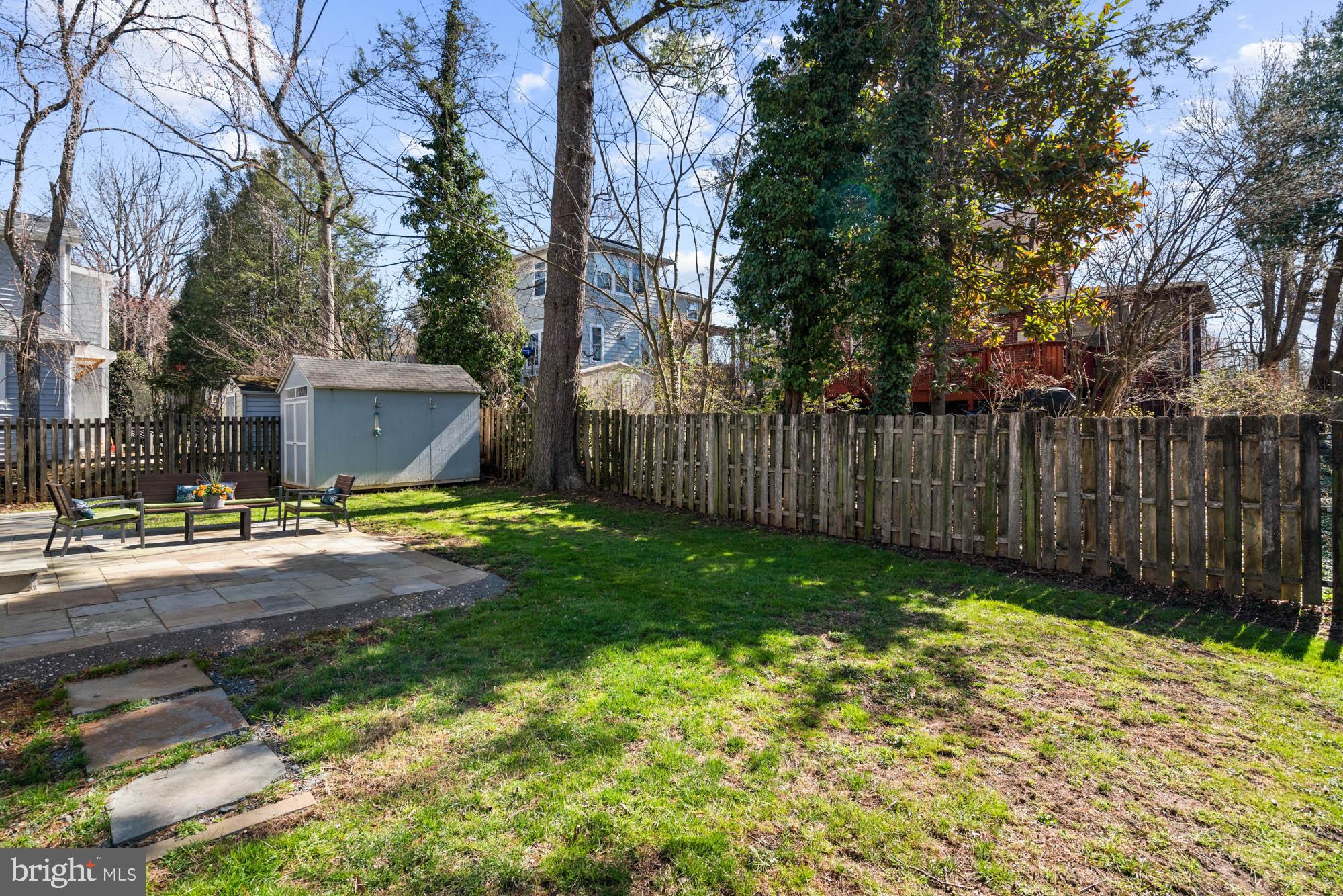 5305 Wakefield Road Bethesda, MD 20816 - Photo 82 of 87 a view of a backyard with tree s