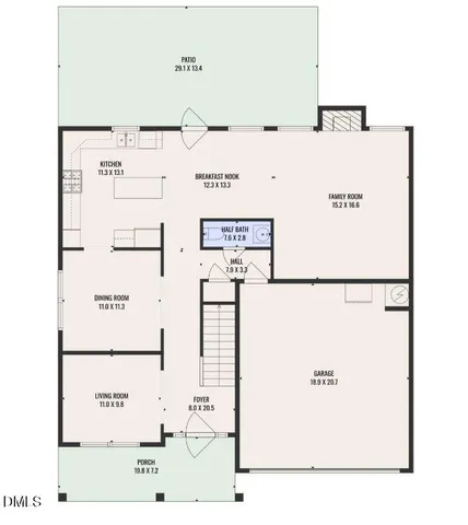 $394,900 | 511 Summerwind Plantation Drive, Garner, NC 27529