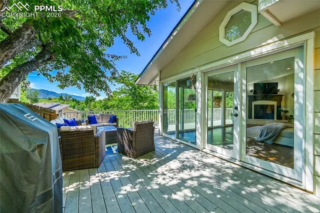 a view of outdoor space and patio