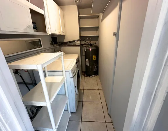 a view of an empty room with painted walls