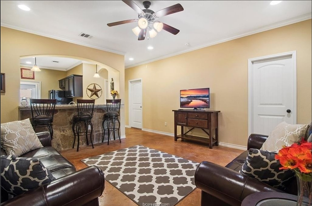 3201 Corporal Road College Station, TX 77845 - Photo 3 of 10 a living room with furniture and wooden floor