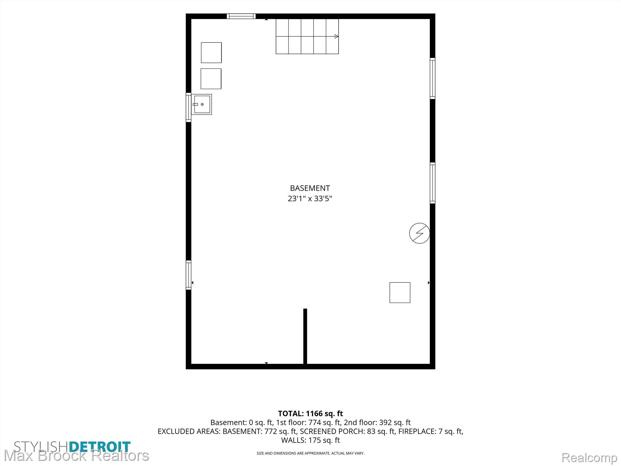 44 Kensington Boulevard Pleasant Ridge, MI 48069 - Photo 45 of 45 Lower Level Floor Plan