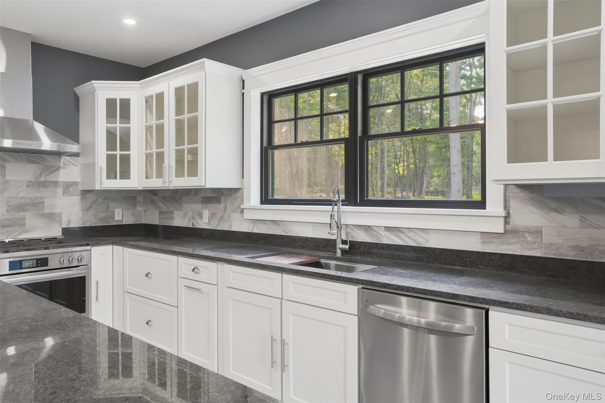 300 Van Tuyl Road Barryville, NY 12719 - Photo 30 of 50 a kitchen with granite countertop a sink and a window