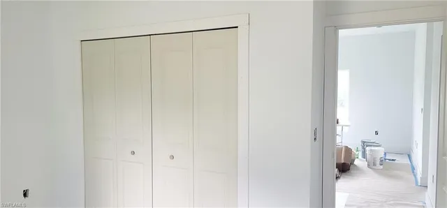 a view of an front door