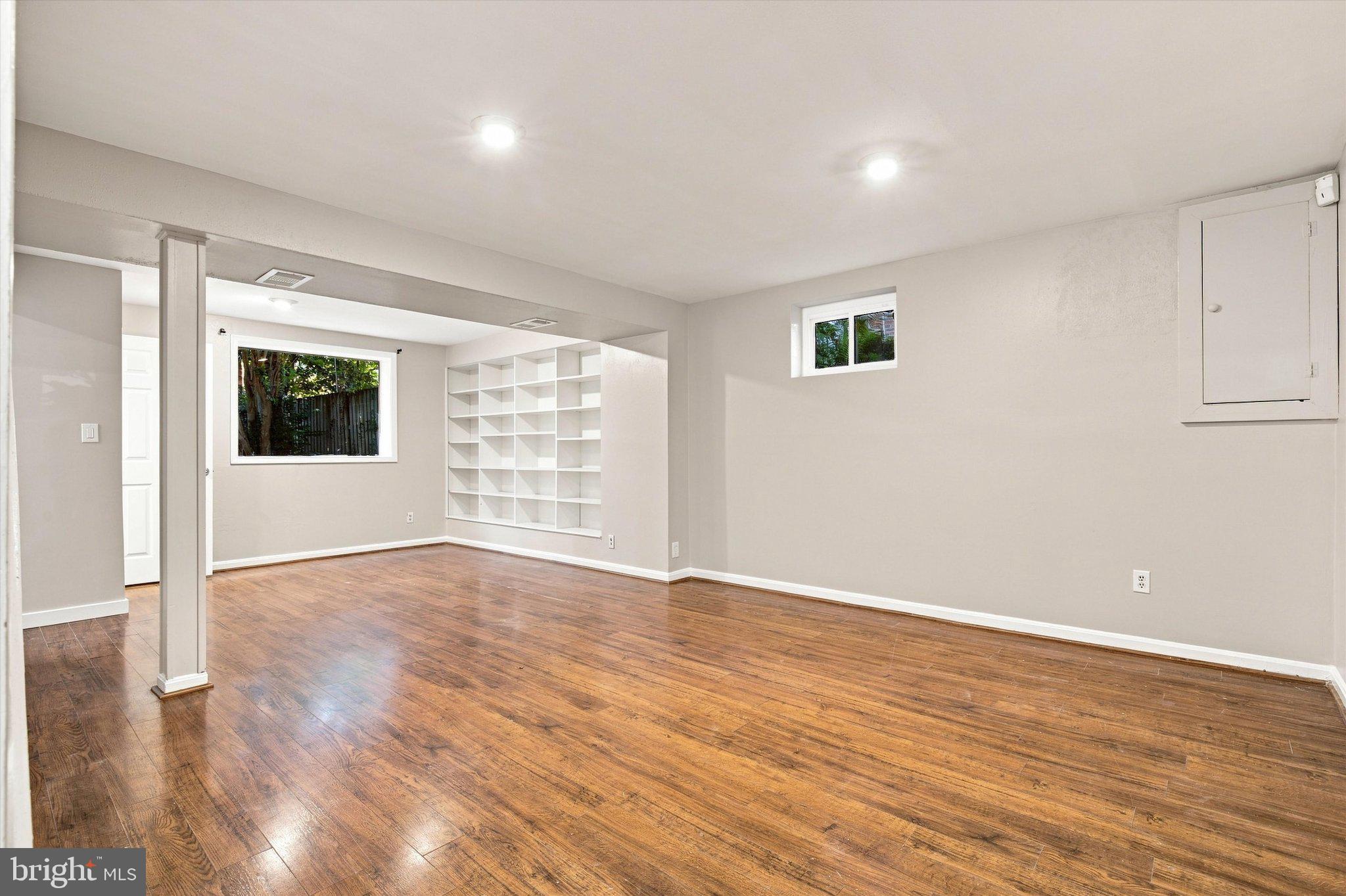 Alternate view of the finished rec- room