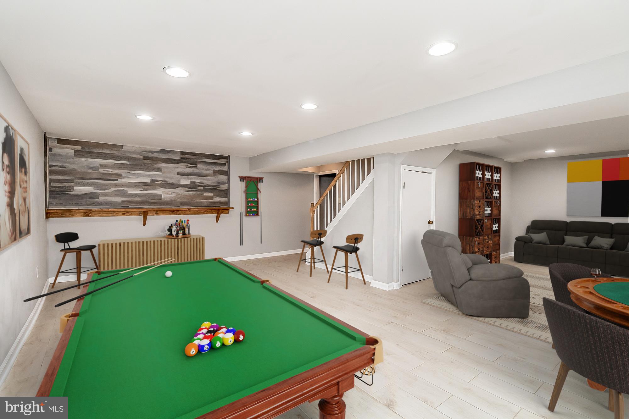 1522 National Rosedale, MD 21237 - Photo 9 of 41 Rec room is yet another place to play & entertain